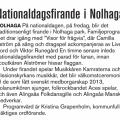 2014-06-04 Kuriren #23 sid 14  Nationaldagsfirande i Nolhaga 