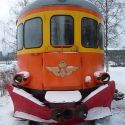 Rälsbussinvigning Nolbygård 2014-02-01